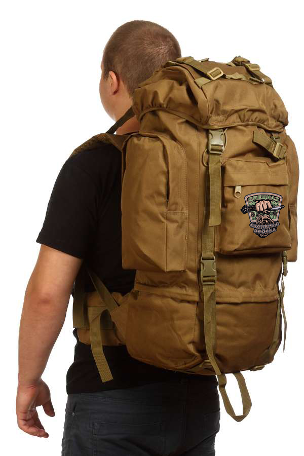 Удобный внушительный рюкзак с нашивкой Охотничий Спецназ (60 л) 