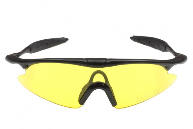Стрелковые очки Guarder C2 жёлтые 