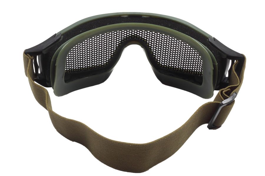 Сетчатые очки-маска Goggle хаки 