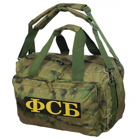 Камуфляжная заплечная сумка с нашивкой ФСБ 