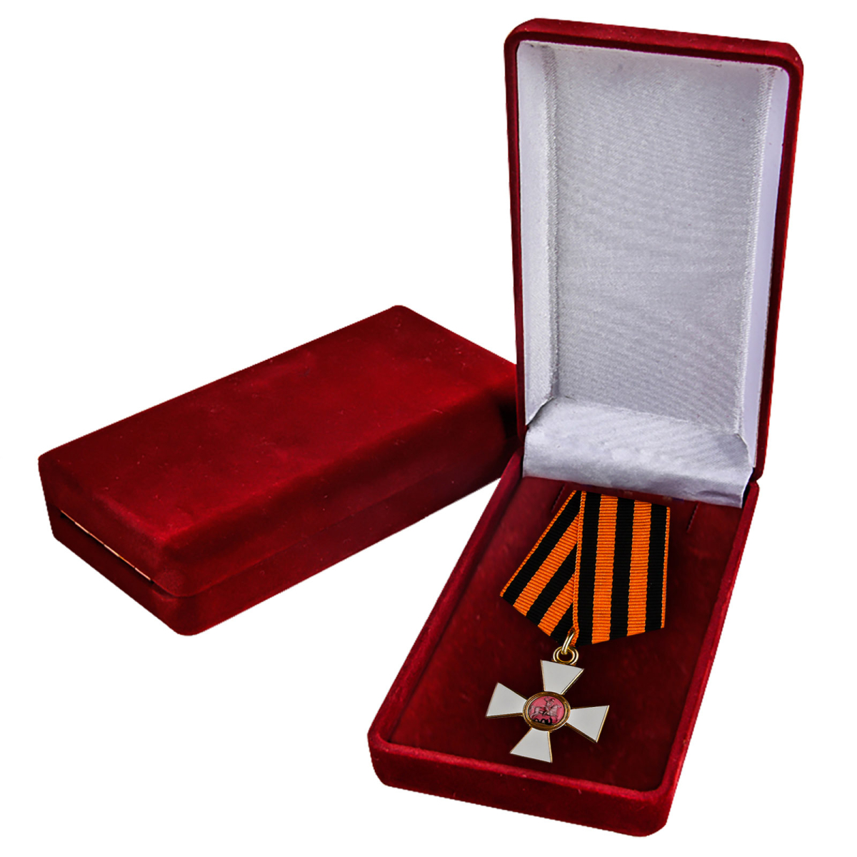 Орден Святого Георгия 4 степени (Знак) в бархатистом футляре