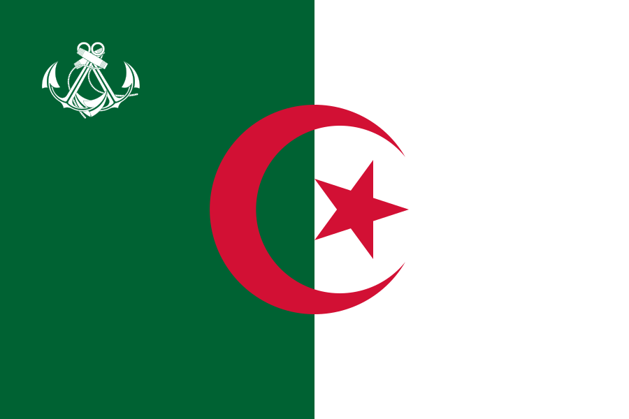 Флаг ВМС (военно-морские силы) Алжира