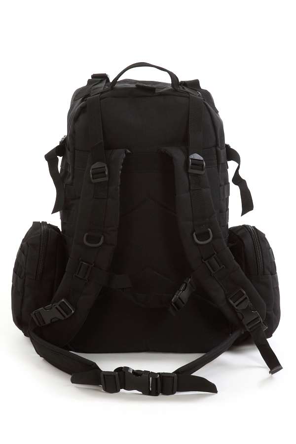 Тактический рюкзак Assault Backpack Black с эмблемой "Россия"  
