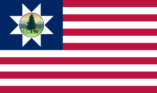 Флаг штата Вермонт (1837—1923)