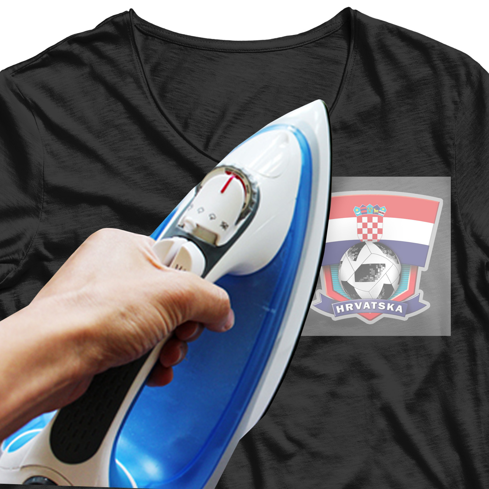 Термоаппликация Хорватской сборной 