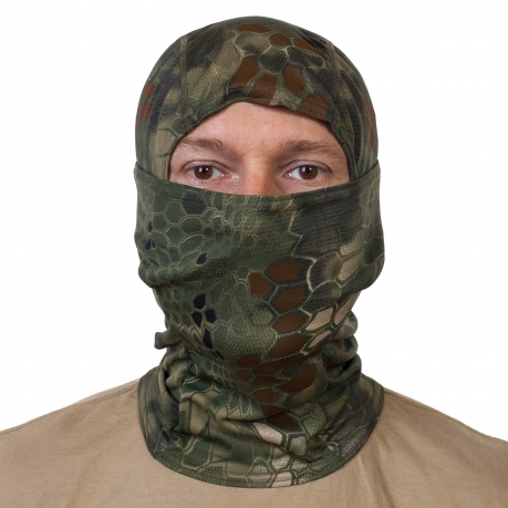 Универсальная маска-балаклава в камуфляже Kryptek Mandrake 
