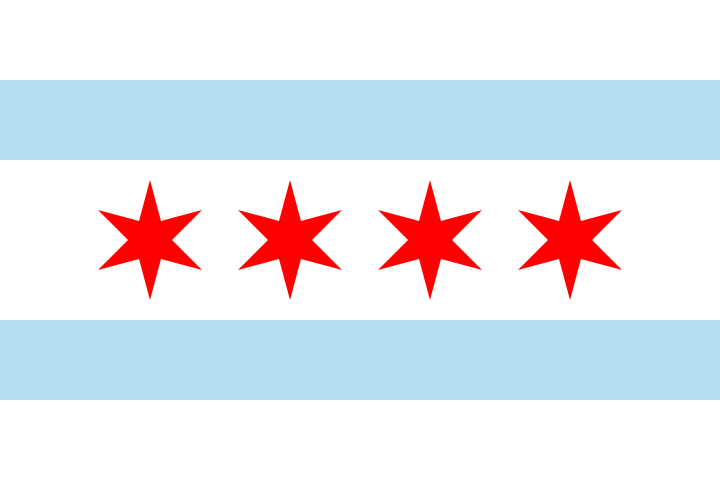 Флаг города Чикаго