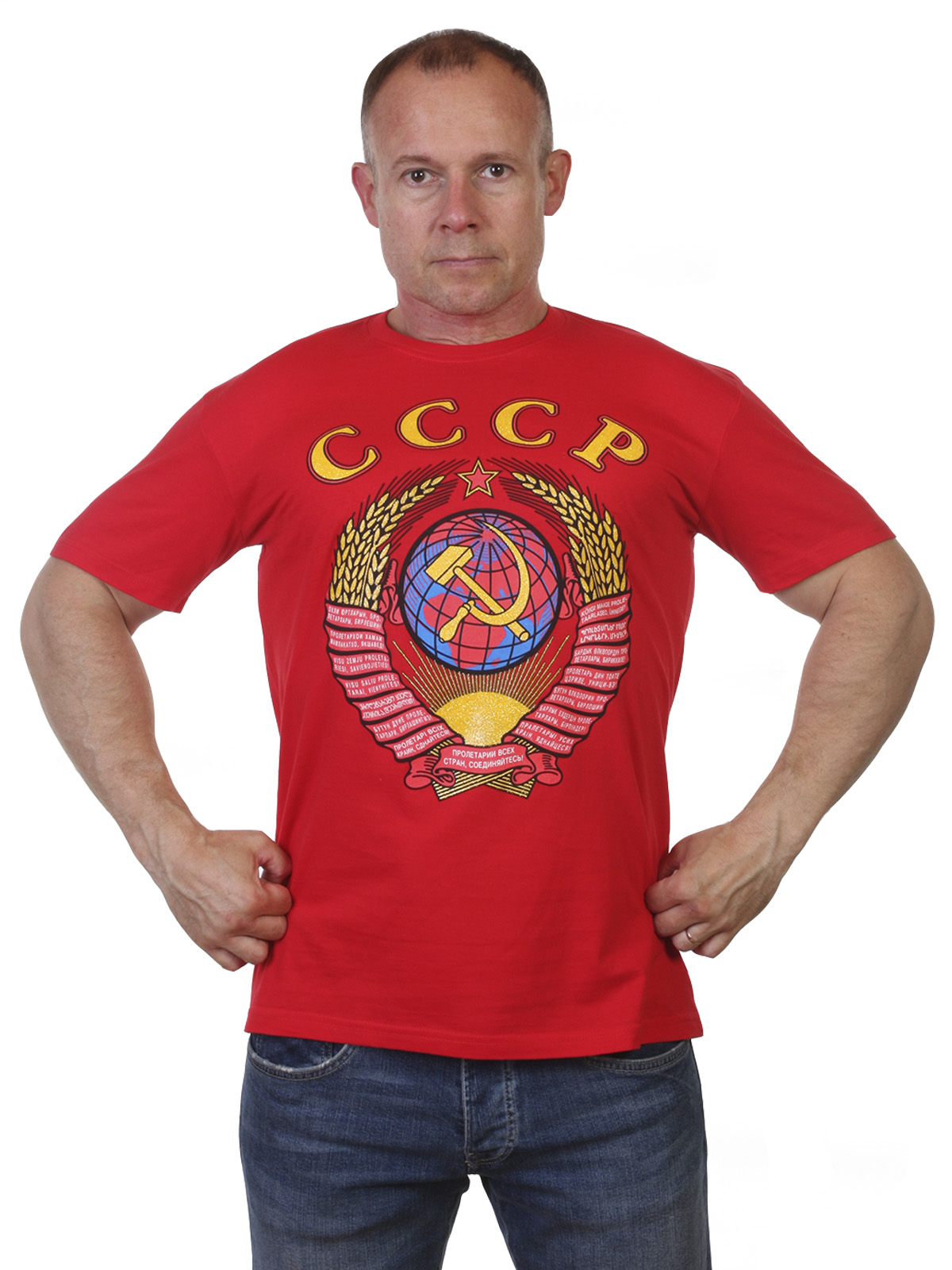 Футболка СССР красная