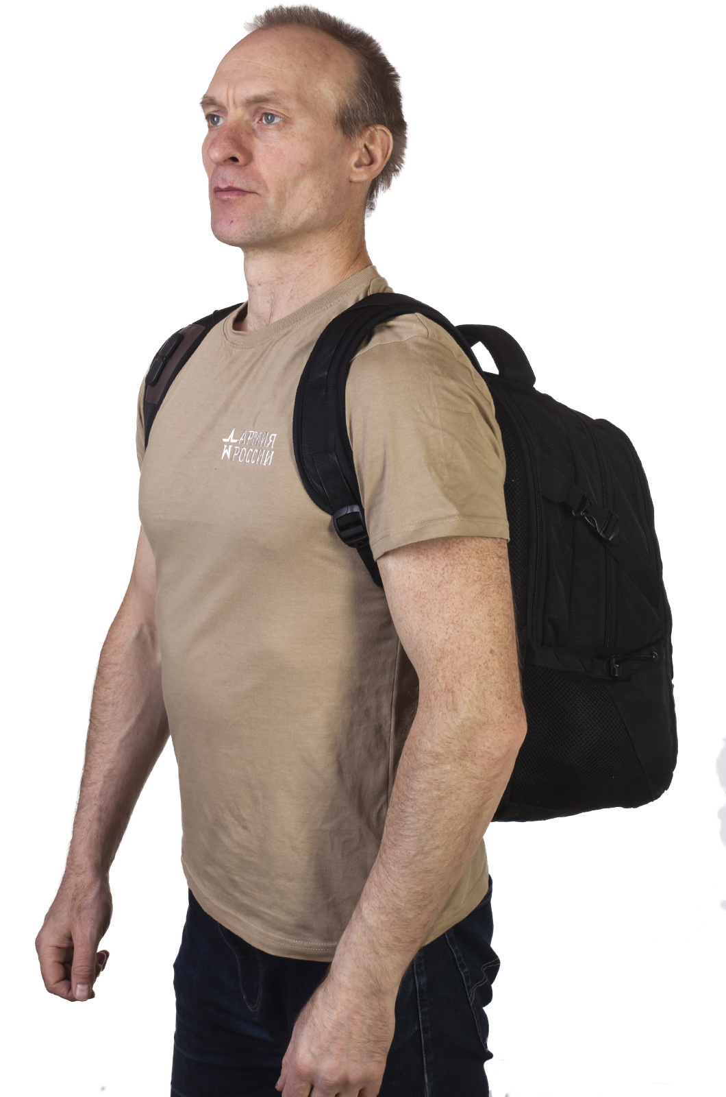Мужской надежный рюкзак с нашивкой Охотничьи Войска (29 л) 