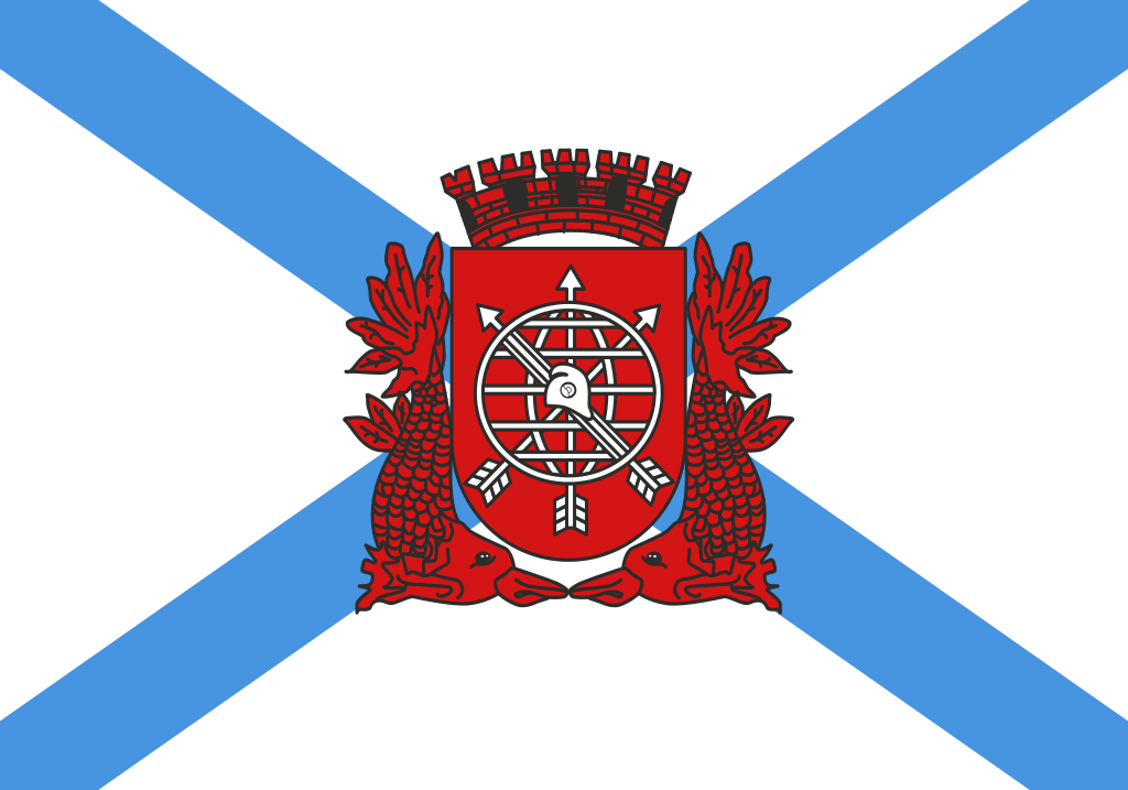 Флаг города Рио-де-Жанейро, Бразилия