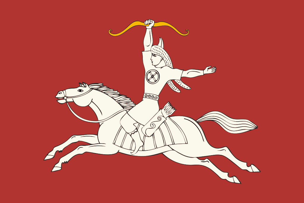 Флаг Салаватский район Республики Башкортостан
