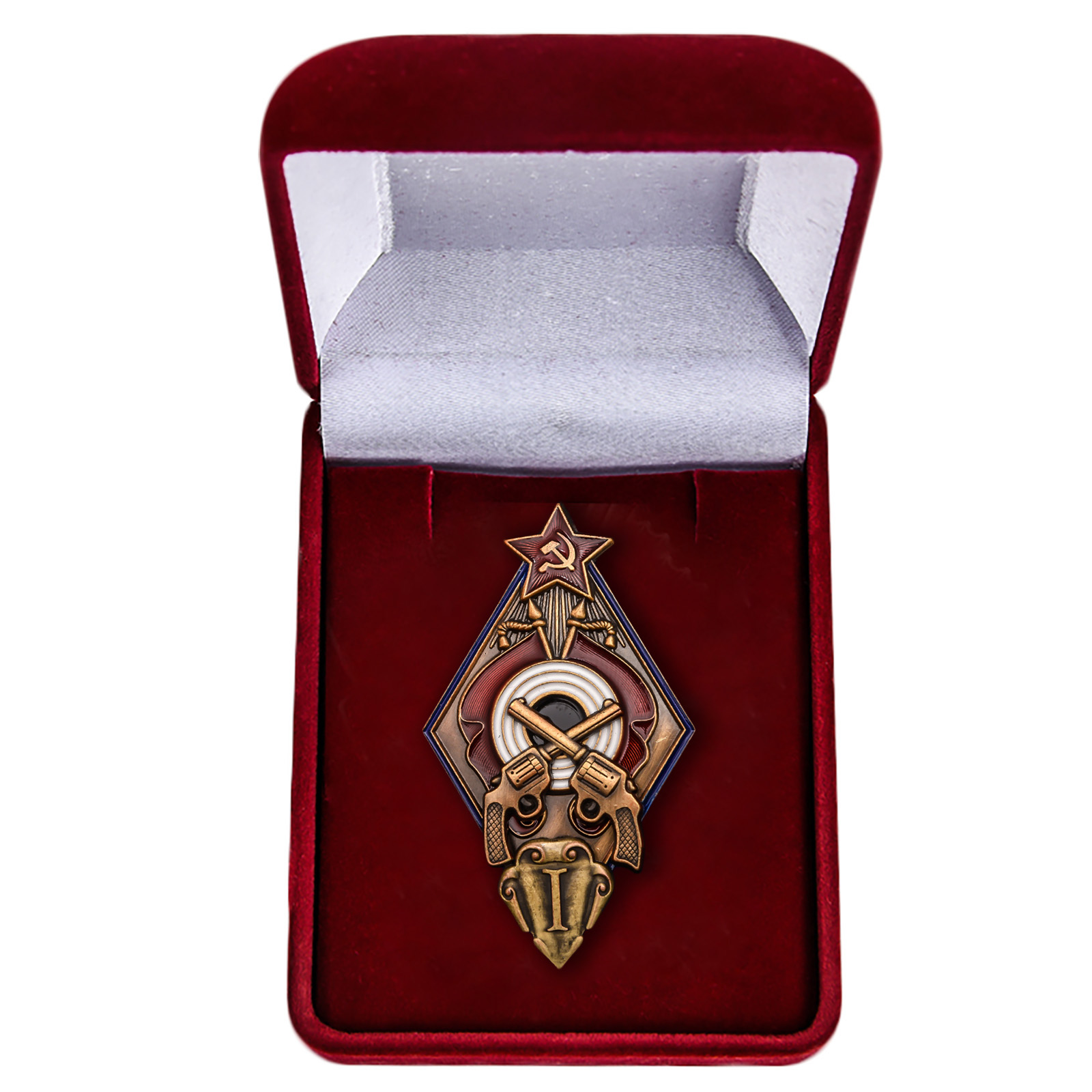 Наградной знак "За стрельбу из револьвера на обязательных стрелковых соревнованиях РККА" 1 степени  Копия