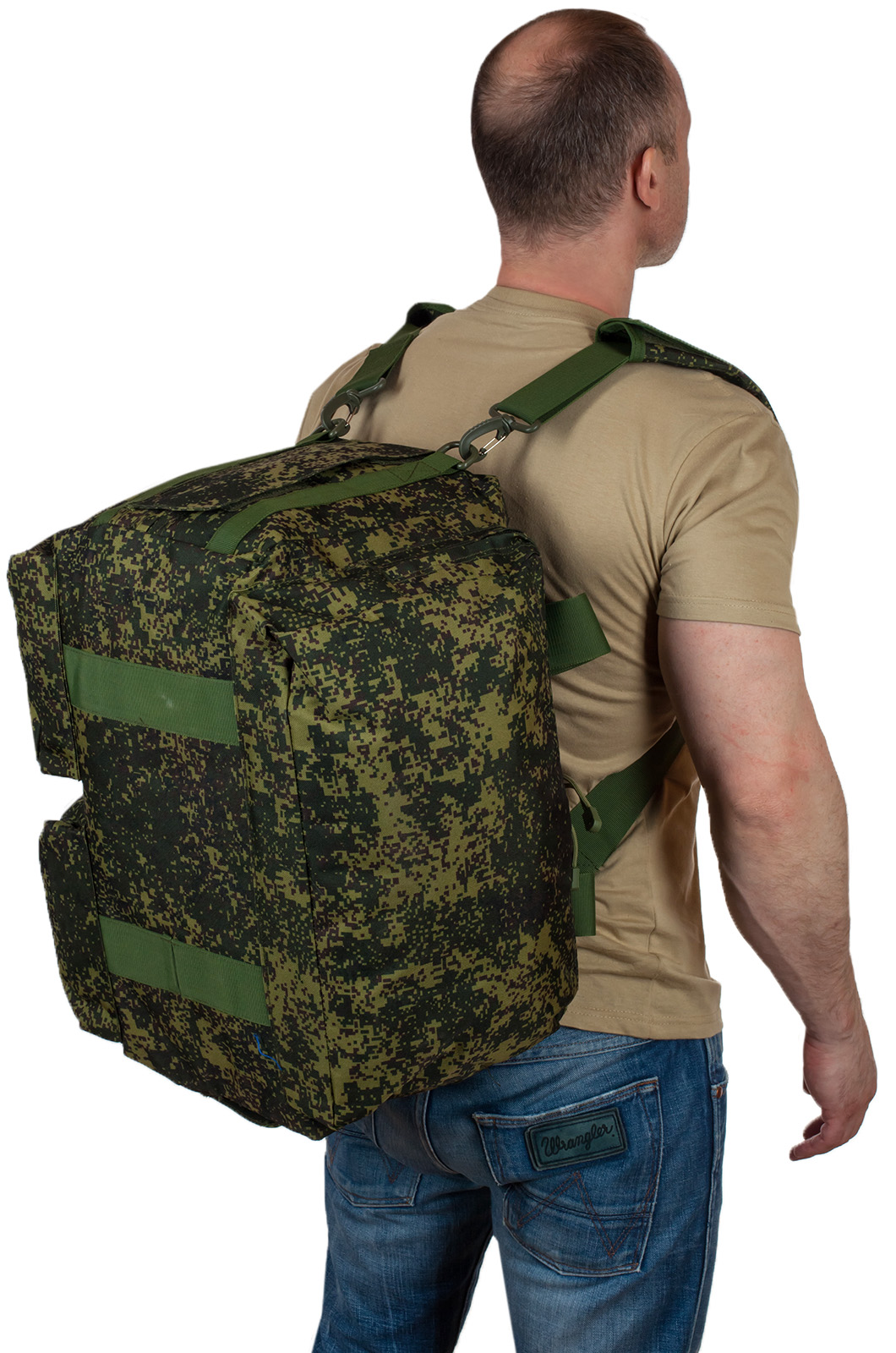 Армейская полевая сумка с эмблемой Рыболовного спецназа (65 л) 