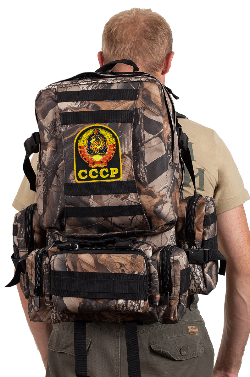 Тактический рюкзак US Assault  камуфляж Realtree с эмблемой СССР 