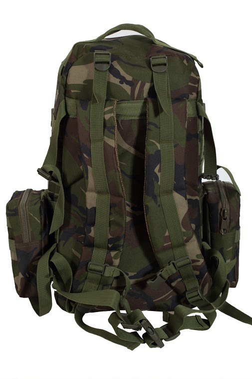  Тактический рюкзак US Assault камуфляж Woodland с эмблемой "Россия"  