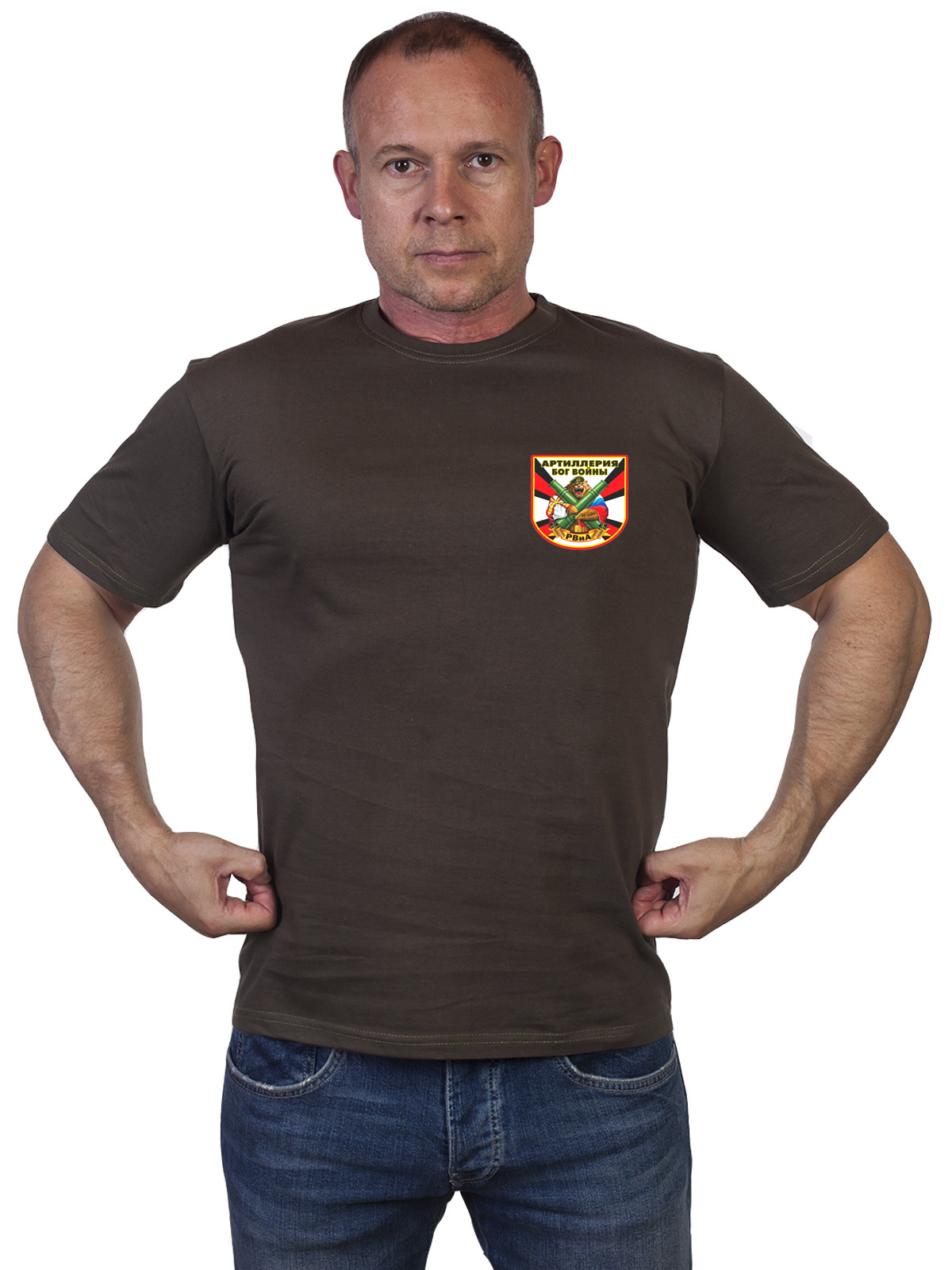Оливковая футболка РВиА 