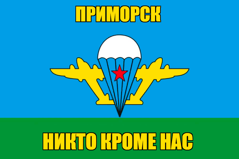 Флаг ВДВ Приморск