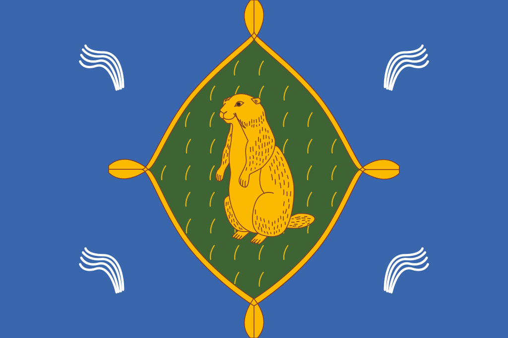 Флаг Бижбулякский район Республики Башкортостан