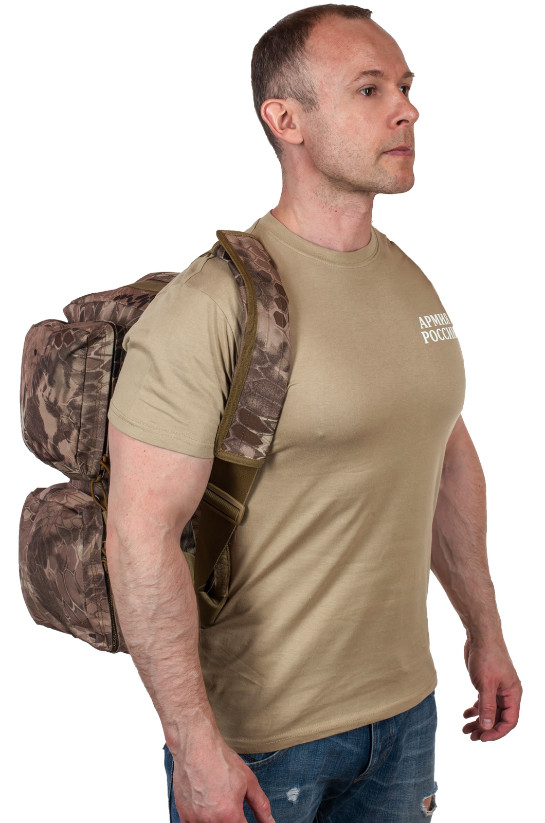 Армейская походная сумка с нашивкой Росгвардия 