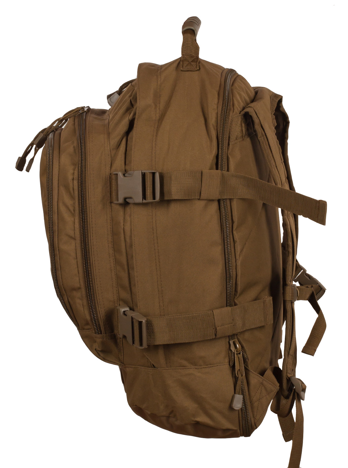 Штурмовой надежный рюкзак с нашивкой Охотничий Спецназ(40-64 л) 