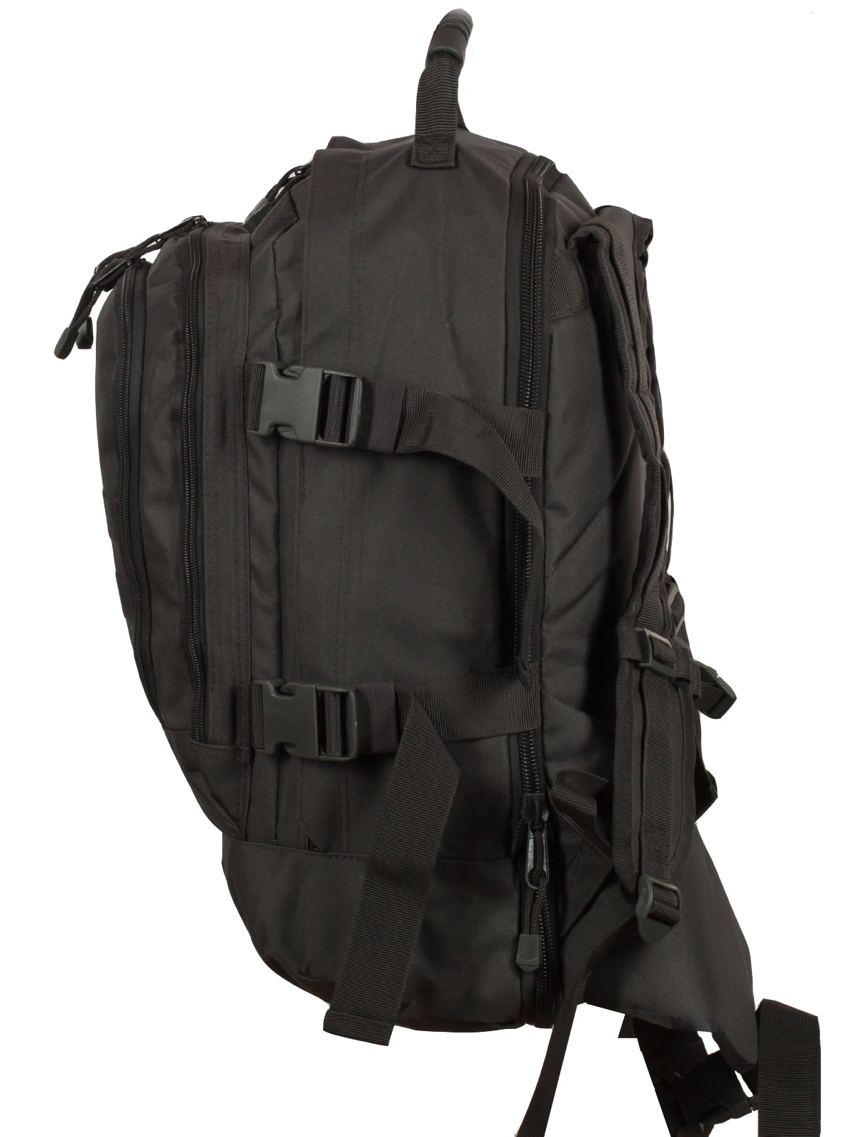Универсальный рюкзак для города и полевых выходов 3-Day Expandable Backpack 08002A Dark Grey с эмблемой "Россия" 