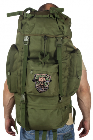 Зачетный вместительный рюкзак с нашивкой Охотничий Спецназ (60 л) 