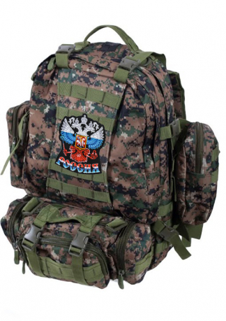 Тактический рюкзак US Assault камуфляж Marpat с эмблемой "Россия"  