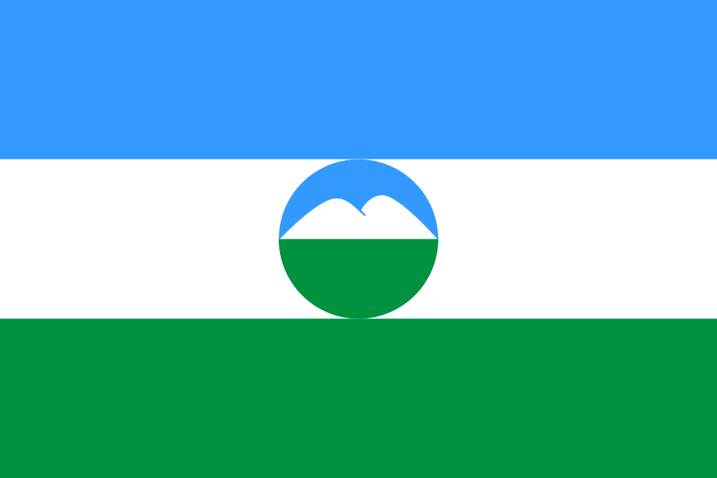 Флаг Кабардино-Балкарская Республика