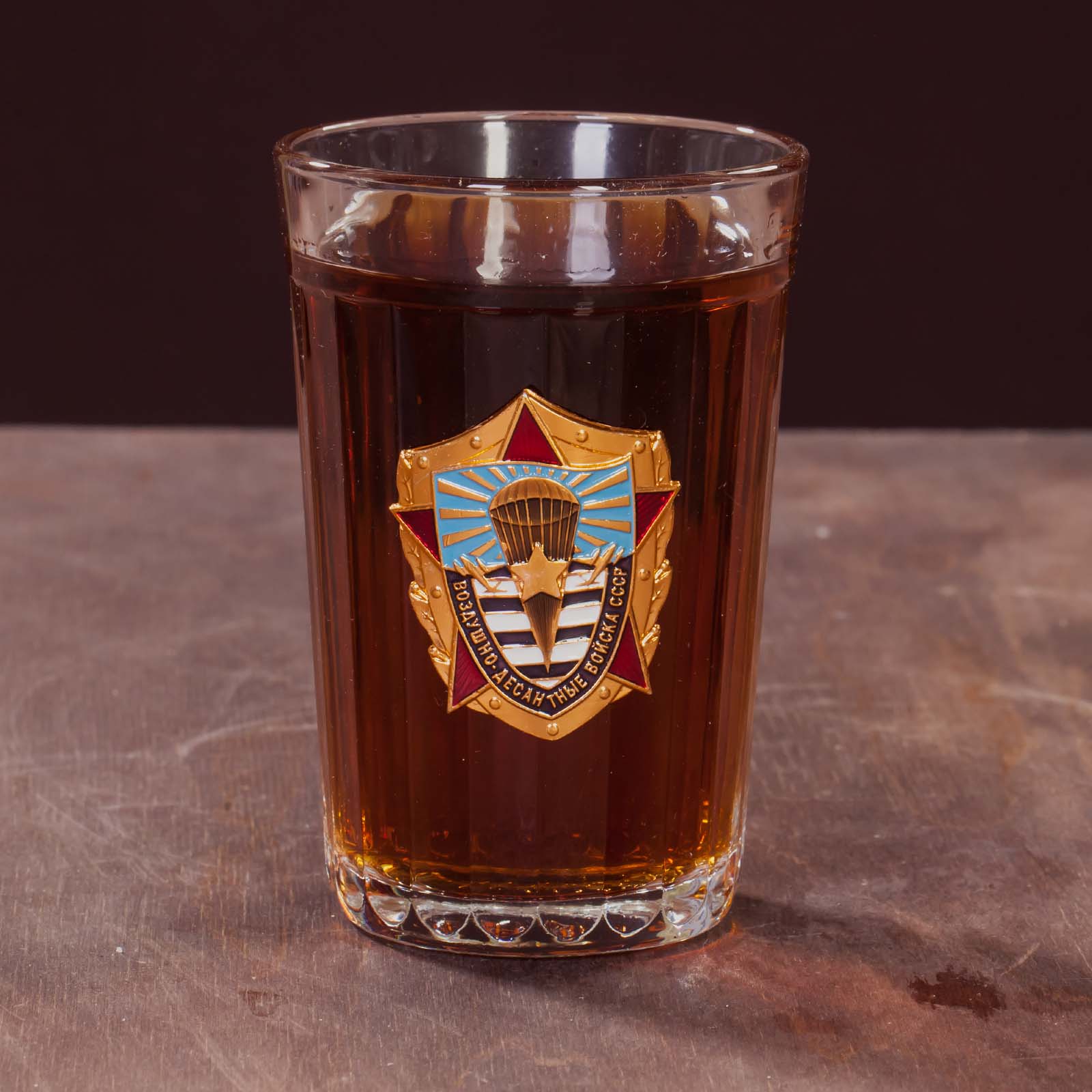 Подарочный стакан ветерану ВДВ СССР 