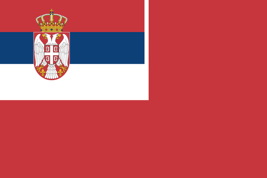 Флаг РФ (речной флот) Сербии
