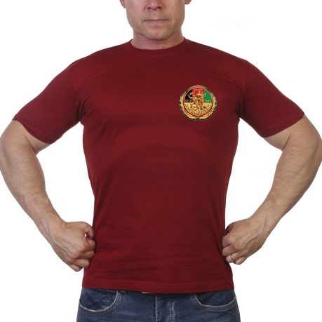 Краповая футболка с принтом Афганской войны 