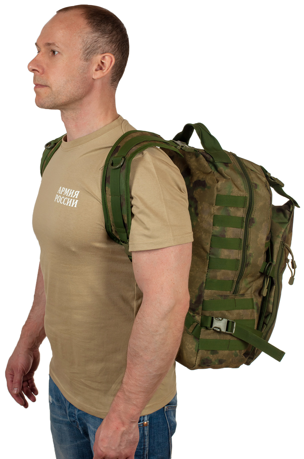 Удобный армейский рюкзак с нашивкой ДПС 