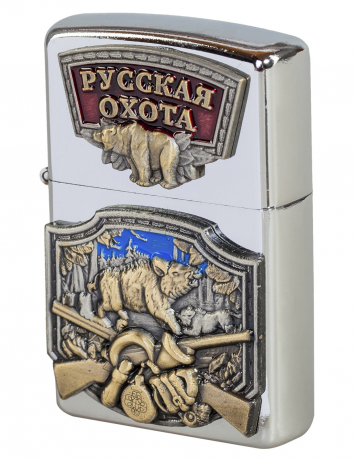 Зажигалка "Русская охота" 