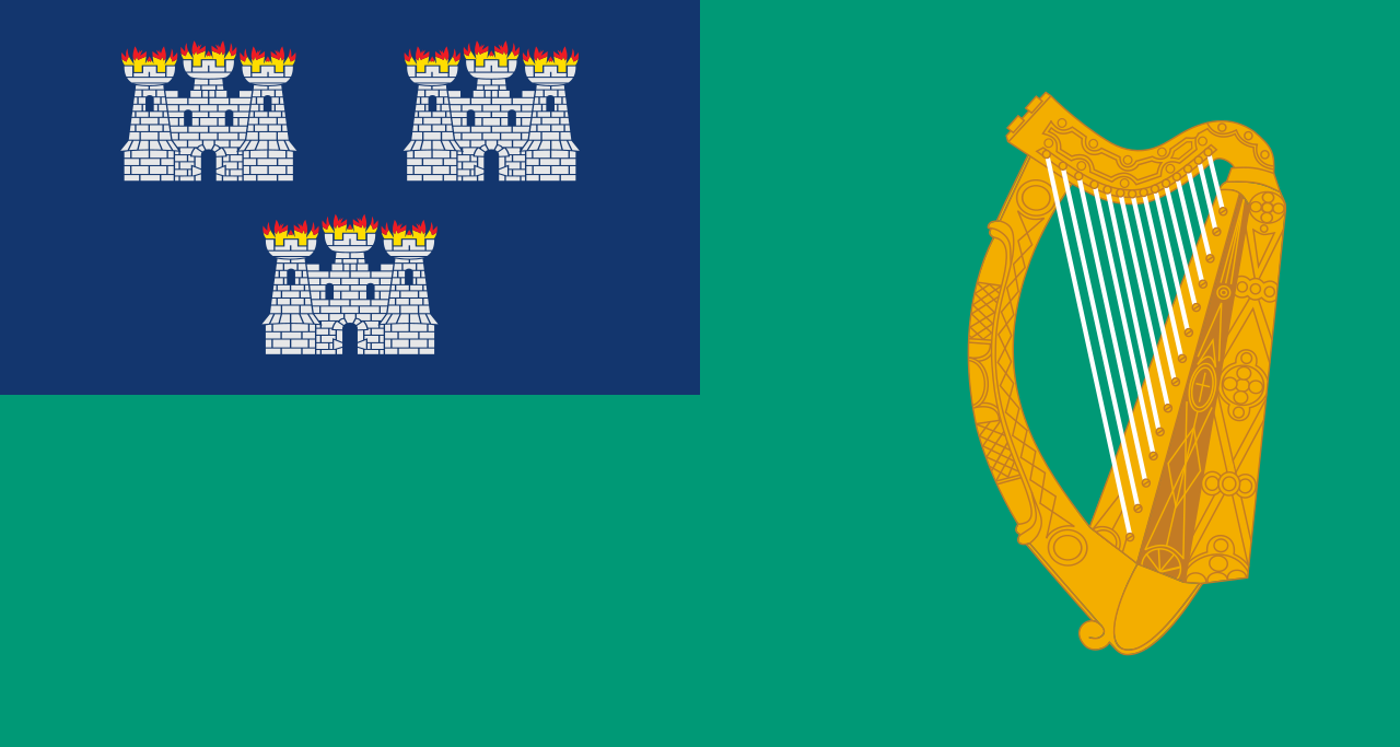 Флаг города Дублин, Ирландия