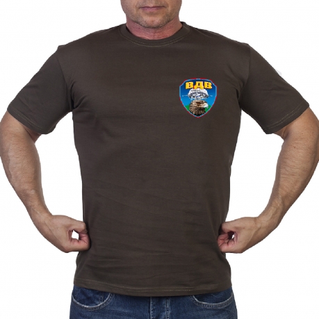 Оливковая футболка для десантника 