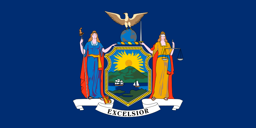 Флаг штата Нью-Йорк