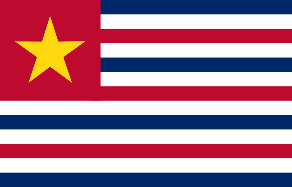 Флаг штата Луизиана (1861—1912)