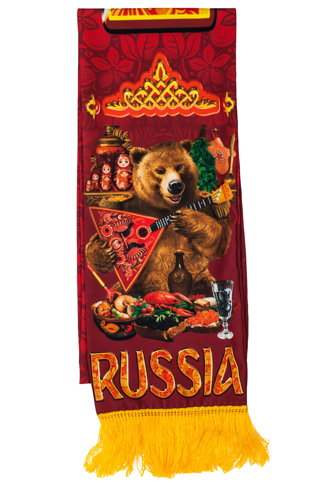 Шелковый шарф "Russia" 