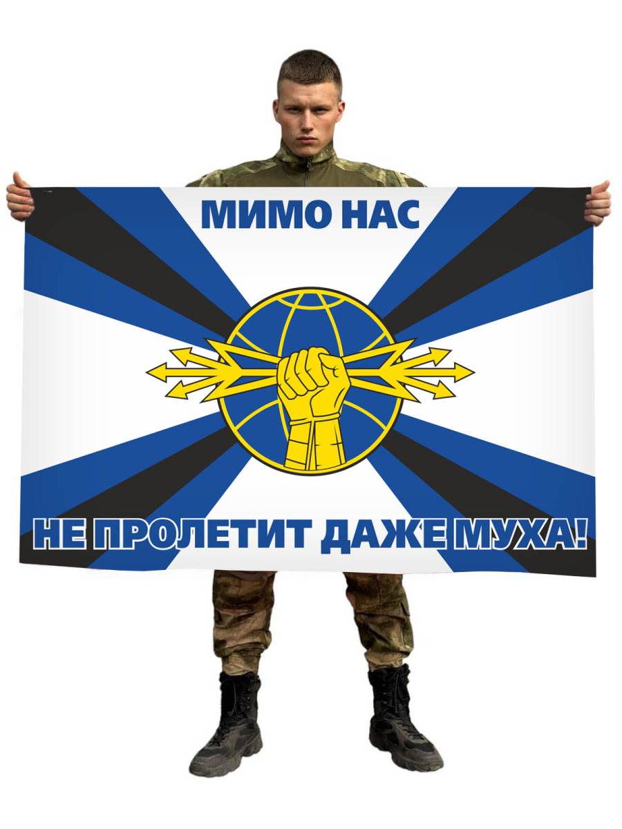 Флаг войск РЭБ (Мимо нас не пролетит даже муха)