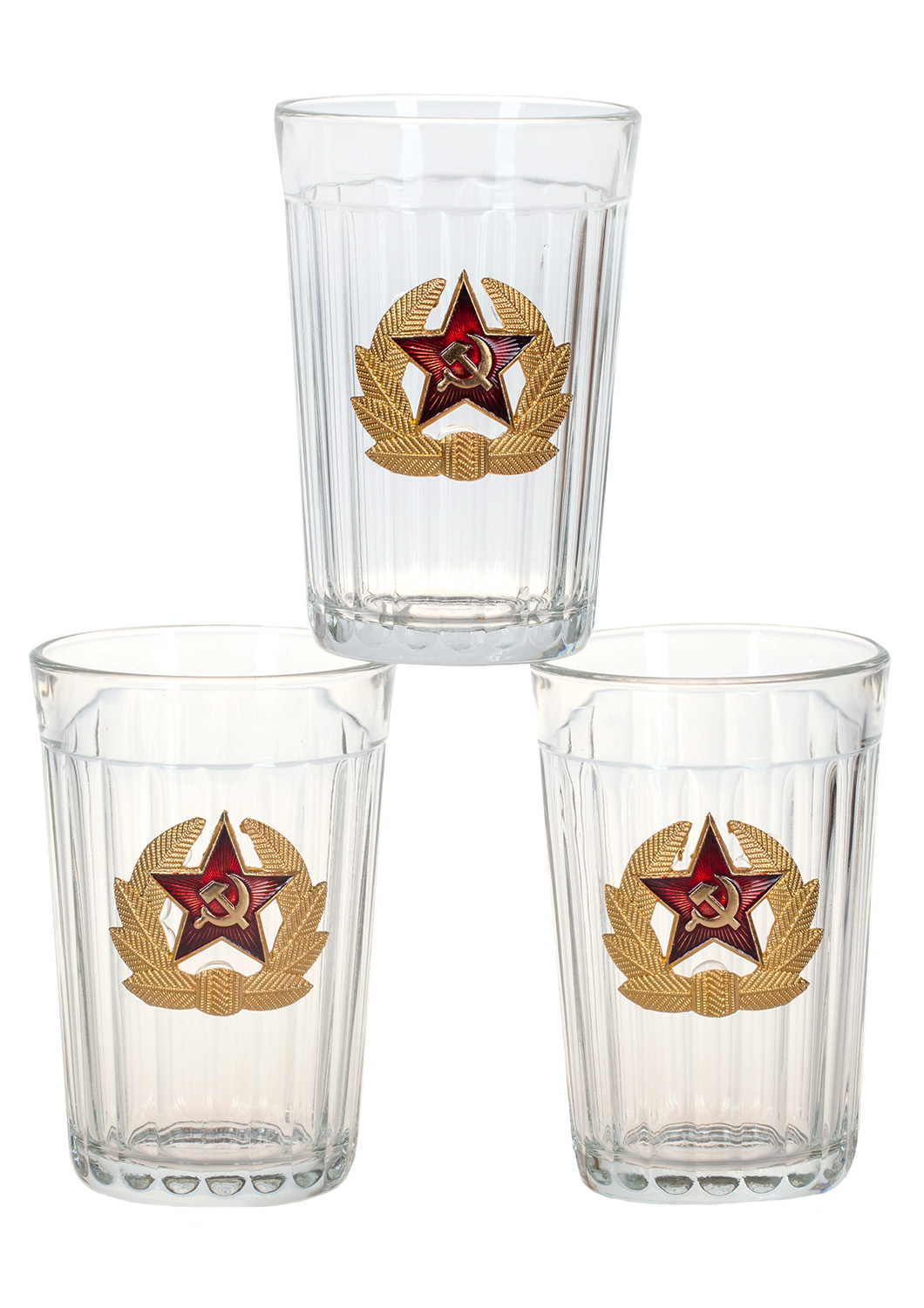 Набор подарочных стаканов "Советская Армия" 