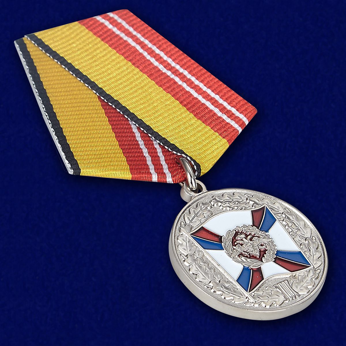 Медаль МО "За воинскую доблесть" 2 степени в футляре 