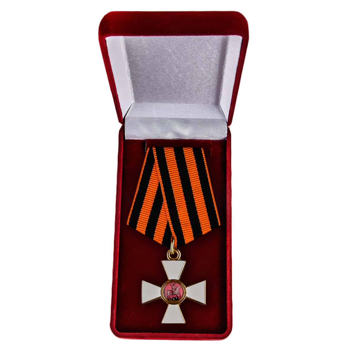 Орден Святого Георгия 4 степени (Знак) в бархатистом футляре