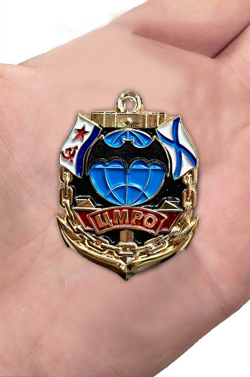 Знак 318 ЦМРО ОСНАЗ ВМФ в футляре с удостоверением