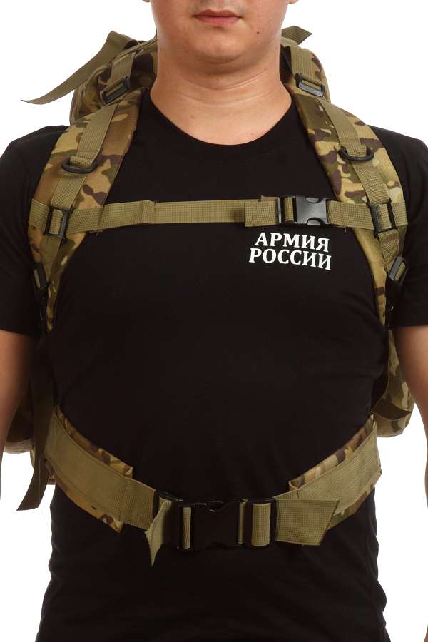 Рюкзак US Assault Pack Multicam с эмблемой "Россия"  