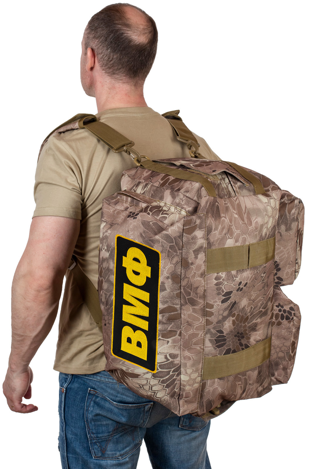 Военная дорожная сумка ВМФ (камуфляж Kryptek Nomad) 