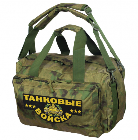 Камуфляжная заплечная сумка с нашивкой Танковые Войска 