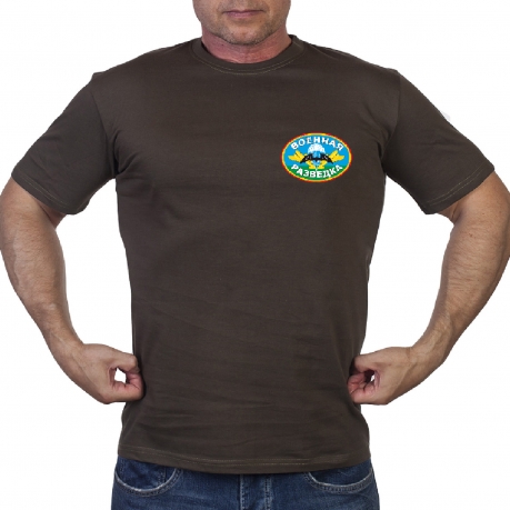 Оливковая футболка "Военная разведка" 