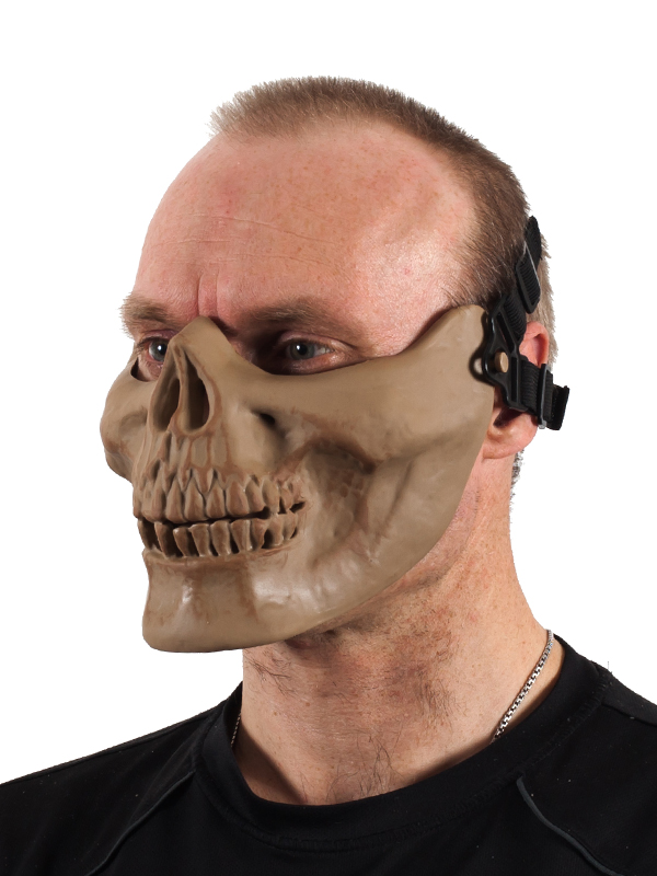 Страйкбольная полулицевая маска-череп 