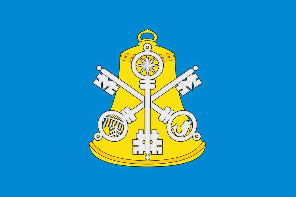 Флаг города Корсаков