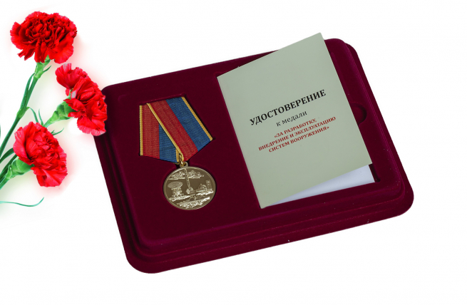 Медаль "За разработку, внедрение и эксплуатацию систем вооружения" (Ветеран) 